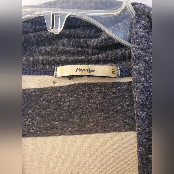 Papaya navy blue & cream cardigan - Picture 2 of 6